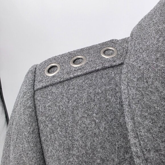 Elena Wang Gray Jacket, S, Women's Classic Style - Picture 10 of 14